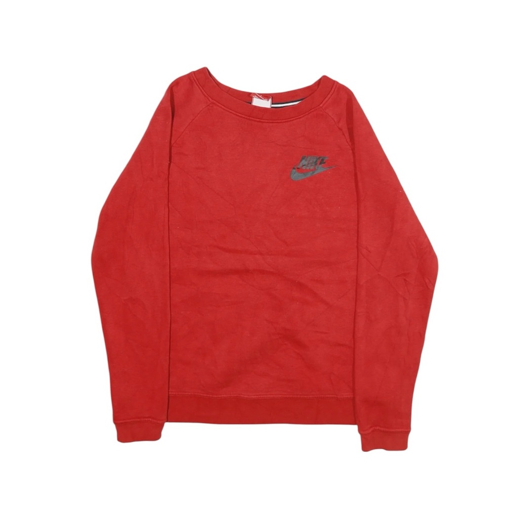 Vintage Red Tag Nike Red Crewneck Sweater Size Medium EUC